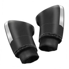 Waterproof Motorcycle Handlebar Mittens Winter ATV Hand Muffs with Reflective