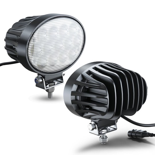 65W Oval LED Work Light Flood Headlight For  Deere 7020 7030 8020 8030 - Picture 8 of 8
