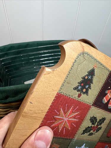 Longaberger Christmas Collection 2002 Edition Traditions Basket, VERY NICE - Bild 12 von 12