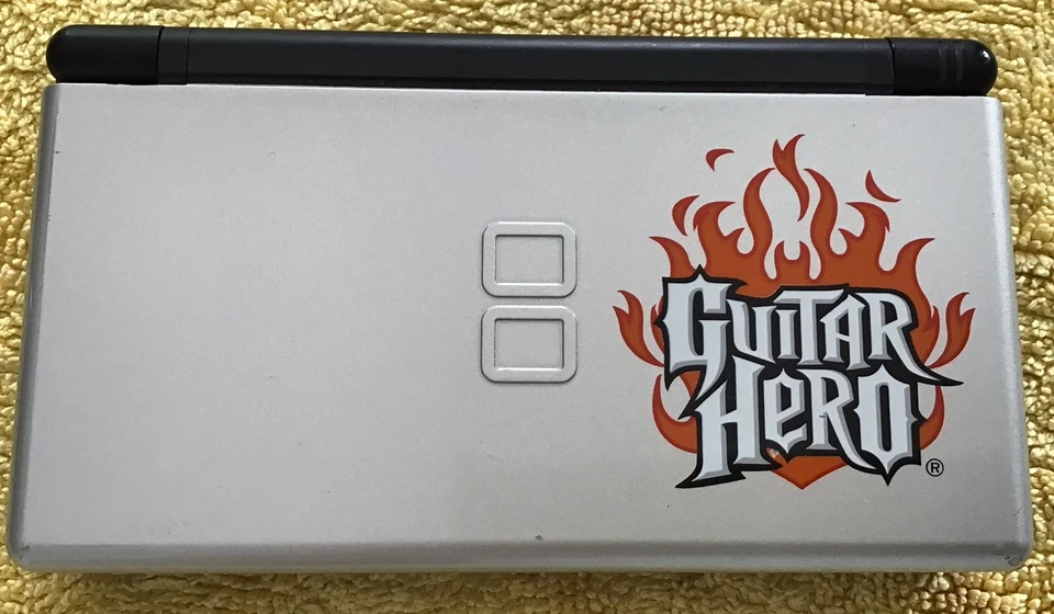 NINTENDO DS LITE GUITAR HERO CONSOLE BUNDLE WITH 6 GAMES - image 3 of 4