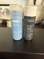 Paula's Choice Skin Perfecting 2 BHA Exfoliant And Foaming Cleanser 30ml Each