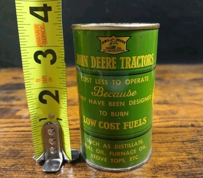 Vintage 1937 John Deere Tractors Cenntennial Barrel Shaped Advertising Coin Bank