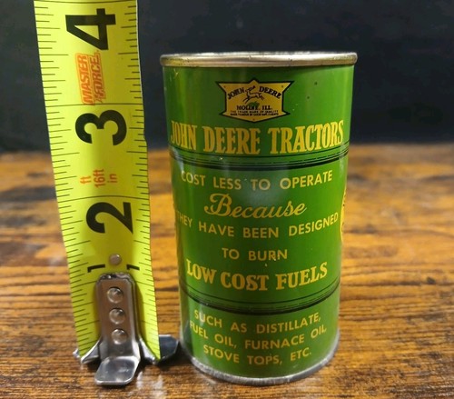 Vintage 1937 John Deere Tractors Cenntennial Barrel Shaped Advertising Coin Bank