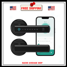 Smart Fingerprint Door Lock with App Control, Touchscreen Keypad Passcode Entry