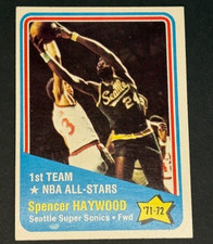 Spencer Haywood Forward Seattle Super Sonics 1971-72 1st Team NBA All-Stars HOF