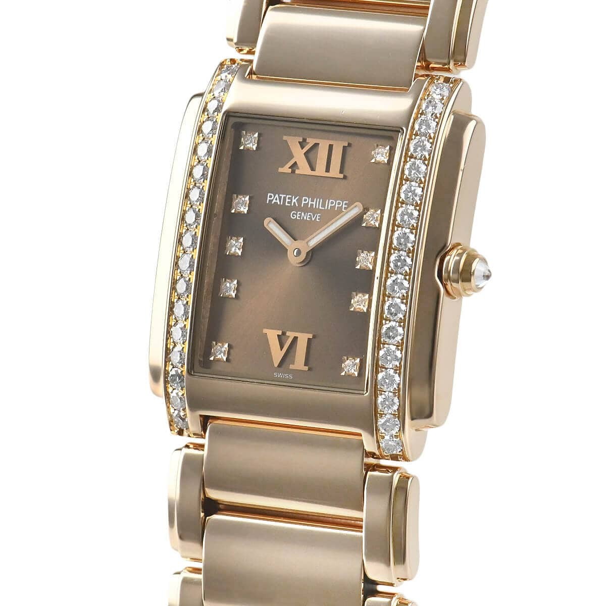 Patek Philippe Twenty-4 4910 11R 010 Rose Gold Ladies Watch TO08830