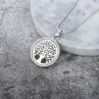 Designer Simulated Diamond ''Tree of Life'' Pendant Necklace