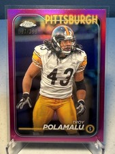 2024 Topps Chrome - Troy Polamalu #162 Magenta Refractor /399