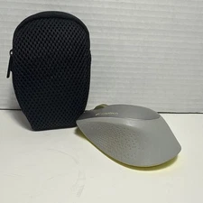 Logitech M320 Comfort Plus Wireless Scroll Mouse-gray With Soft Case VG