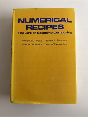 Numerical Recipes: The Art of Scientific Computing - Hardcover, DJ Cambridge U.P