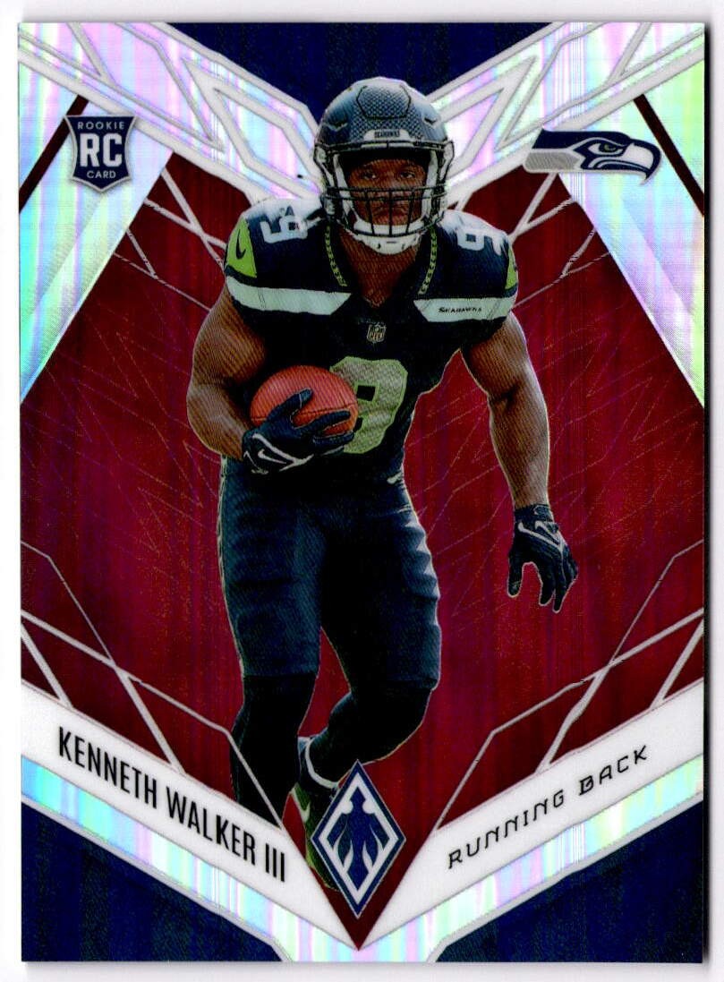 2022 Panini Phoenix Kenneth Walker III #118 Red #/250 Seattle Seahawks