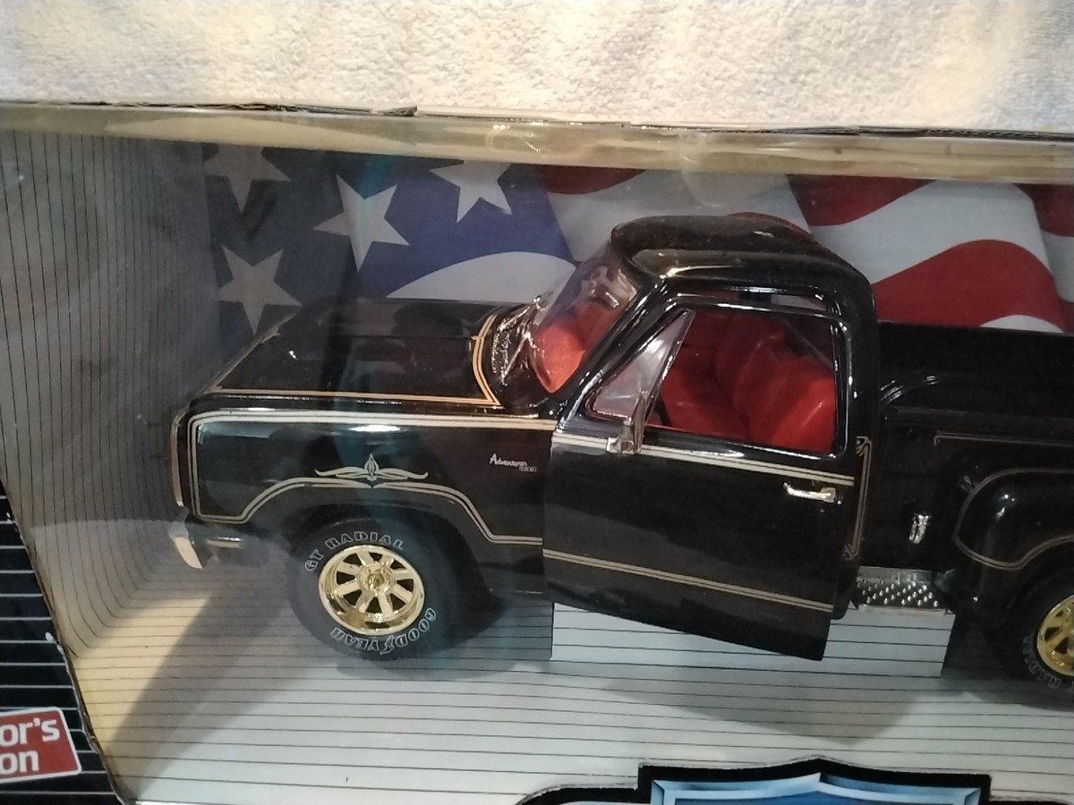1978 Dodge Warlock Pickup Truck 1/18 Ertl American Muscle Black