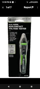 Commercial Electric Dual-Range Non-Contact Voltage Tester IP67 NCV-8907