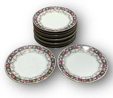 KPM Germany Porcelain Plates 6” Set of 12 White Fine China Vintage