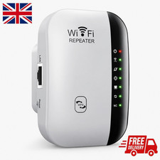 Wifi Range Extender Booster 2.4G Network Wifi Repeater Network Router UK Plug