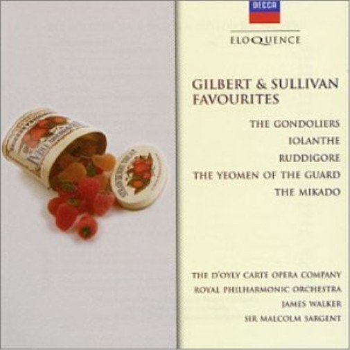 Гилберт и Салли Гилберт и Салливан: Гондольеры/Иоланта/Руддигор/: The (CD)
