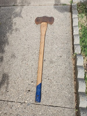 SAGER CHEMICAL AXE 1936 DOUBLE BIT CRUISER VINTAGE USA USGS CAMP