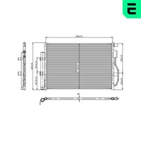 Kondensator Klimaanlage ERA 667480 FüR Opel Mokka J13 _76 4X4 Chevrolet Aveo LPG
