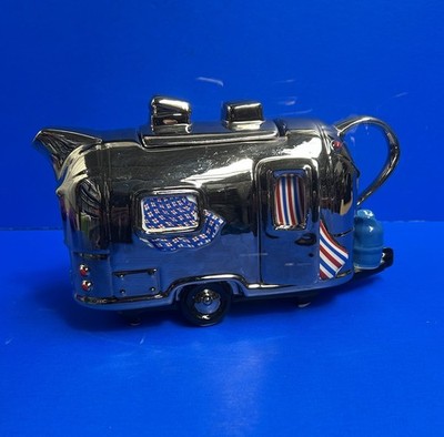 The Teapottery Airstream Shaped Novelty Teekanne Vintage Made In England Keramik