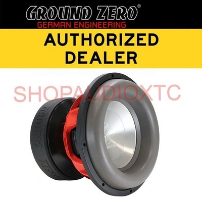 GROUND ZERO GZPW 15XXmax 38 cm / 15  high power long stroke subwoofer 6000W RMS