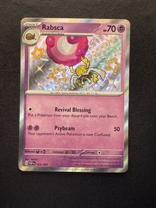Rabsca 163/91 Paldean Fates Shiny Rare NM