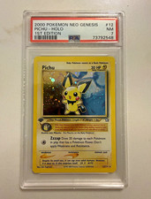 The Pokémon Company Pichu 12/111 Neo Genesis 1st Ed Holo PSA 7 English on eBay