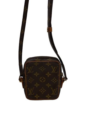 LOUIS VUITTON SHOULDER BAG MINI DANUBE MONOGRAM CANVAS Brown PVC