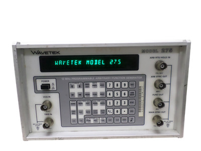 Wavetek Model 275 Programmable Arbitrary - Free Shipping