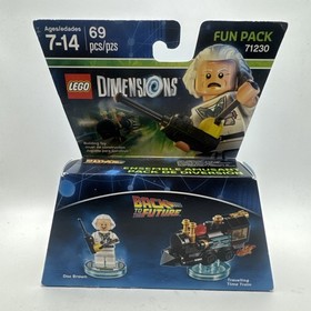 LEGO Dimensions Back To The Future Doc Brown & Train Fun Pack 71230 Mini Figure