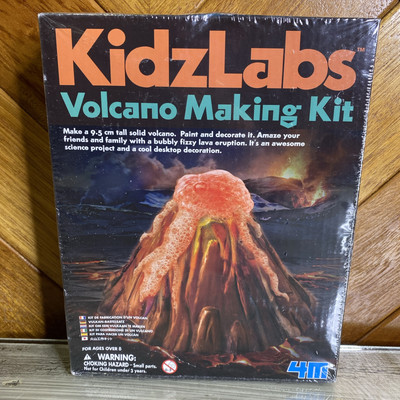 Volcano Making Kit- KidzLabs 4M New Factory Sealed