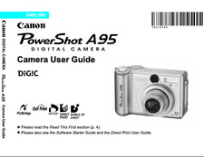 Canon POWERSHOT A95 Digital Camera User Owner Instruction Manual