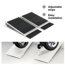 Wheelchair Ramps 440LB Load Capacity Portable Threshold Ramp Adjustable for Home