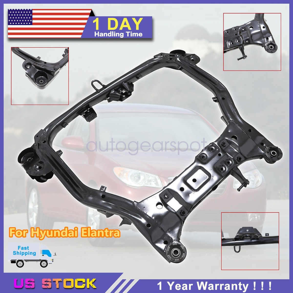 For Hyundai Elantra 2007-2010 Front Subframe Crossmember Suspension steel