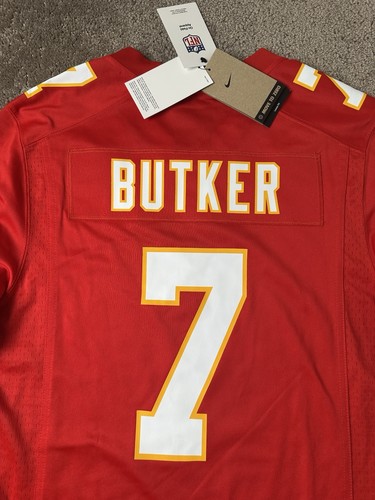 NEW Jersey #7 Harrison Butker Vapor FUSE Red Elite Kansas City Chiefs, Size S - Picture 3 of 11