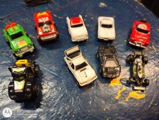 Micro Machines Road Champs 1980s Lot of 9 Vintage Mustang Lamborghini Thunderbir