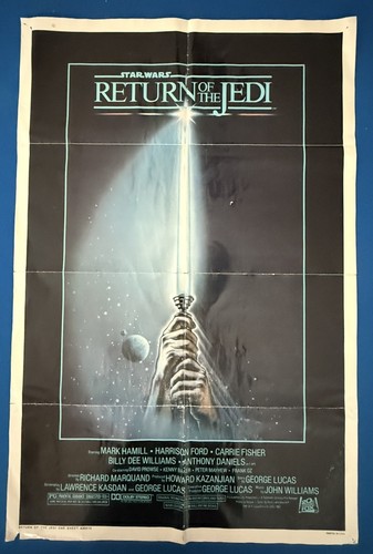 Star Wars 1983 Return Of The Jedi Original Cinema One Sheet 27x41 Movie - Picture 2 of 18