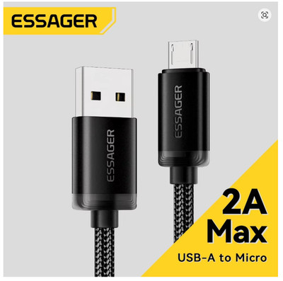 Essager Micro USB Cable Fast Charging Data Cable For Xiaomi Realme Huawei OPPO S