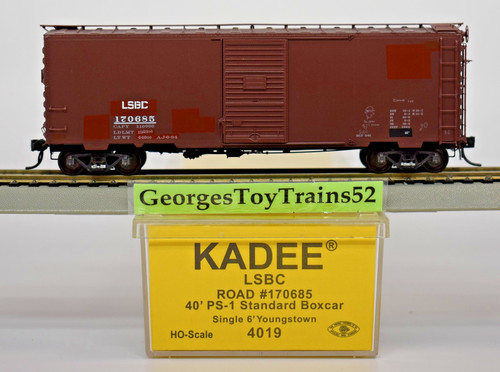 KADEE HO 1:87 #170685 LSBC LASALLE & BUREAU COUNTY 40' PS-1 COCHE DE CAJA 4019 USADO | Condition: Used