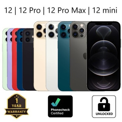 Apple iPhone 12 | 12 mini | 12 Pro | 12 Pro Max - Unlocked Verizon T-Mobile AT&T