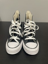 Converse All-Stars Chuck Taylor Womens High Top Shoe Sneaker Size 7 Black