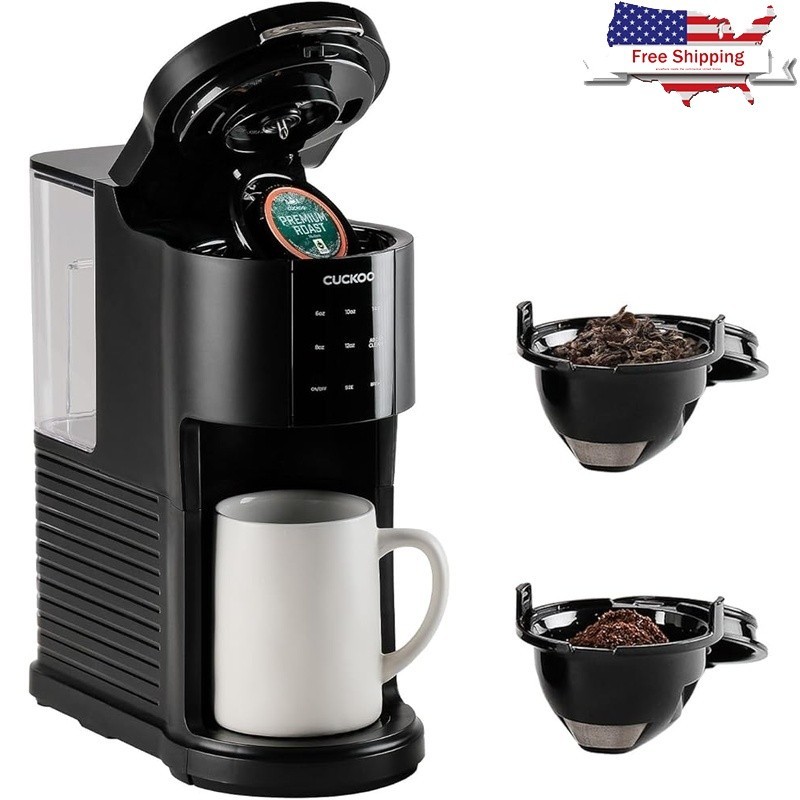 K-cup Coffee Grounds Loose Leaf Tea Auto Clean Function New