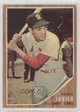 1962 Topps Julian Javier (Green Tint) #118 2v5
