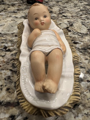 Vintage Goebel Hummel Ceramic Christ Child #18 Nativity Baby Jesus TMK-2 1950-59 - Picture 2 of 5