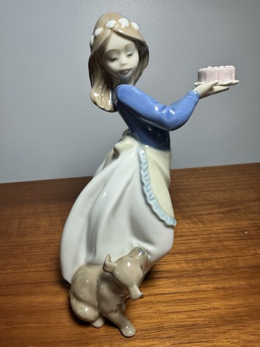 FIGURINE LLADRO "ANNIVERSAIRE DU CHIOT" - DAISA 525 FAIT MAIN EN ESPAGNE - ORIGINALE 1987 - Photo 4/4