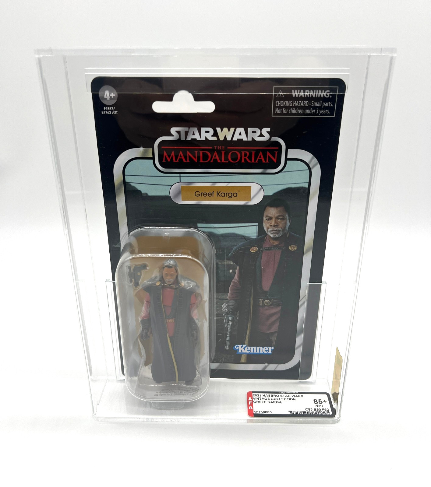 Greef Karga Star Wars The Mandalorian VC185 Action Figure AFA Graded 85+ GOLD