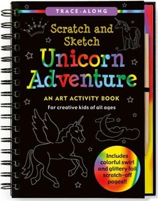 Scratch & Sketch Unicorn Adventure: An Art Activity Book for Creative Kids of Al
