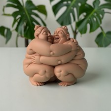 Stampo in silicone coppia curvy per candela, sapone, gesso, resina corpo decorazione positiva