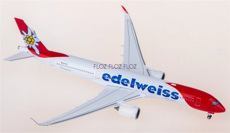 for Herpa for Edelweiss Air for Airbus A350-900 HB-IHF 1:500 Airplane Model - Image 4 of 4