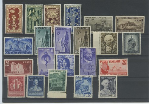 REPUBBLICA 1949 ANNATA CPL. 22V. 3 ** LUSSO - Picture 1 of 1