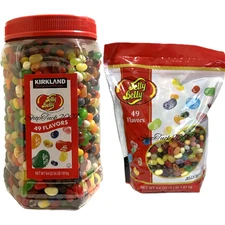 4 Pounds Jelly Belly Beans 49 Flavors Fat Free Food 64oz - Exp November 2026